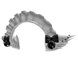 +˶ Cute Maid Headband with Ears White