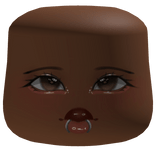 Cute Makeup Blush Cheeks Face W/ Lip Piercings