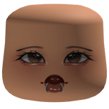 Cute Makeup Blush Cheeks Face W/ Lip Piercings
