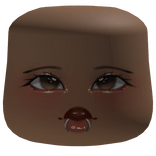 Cute Makeup Blush Cheeks Face W/ Lip Piercings