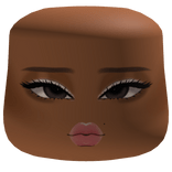 Cute Makeup Glam Cheeks Face W/ Brown Eyes