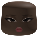 Cute Makeup Glam Cheeks Face W/ Brown Eyes