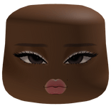Cute Makeup Glam Cheeks Face W/ Brown Eyes