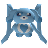 Cute Matching 1.0 Blue Dog Backpack!