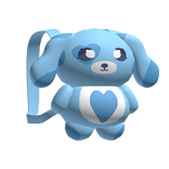 Cute Matching 3.0 Blue Dog Backpack!