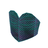 Cute mermaid blue corset