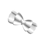 Cute Mermaid Heart Bow in White