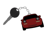 Cute Miata Keychain