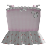 ꒰♡꒱ cute miffy bunny ruffed dress in pink