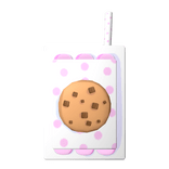 Cute Milk and Cookie