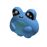 Cute Mini Blue Frog Suit