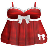 Cute Mini Christmas Babydoll Dress
