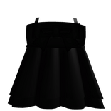 Cute Mini Dress with Bow Tie (Black)