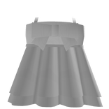 Cute Mini Dress with Bow Tie (White)