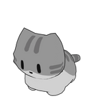 Cute Mini Gray Cat Suit