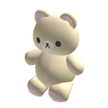 ♡ cute mini kawaii bear plushie blonde (holdable)