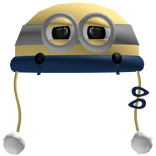 cute minion beanie with clips