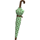 ♡ cute mint choco polka dot waist umbrella 