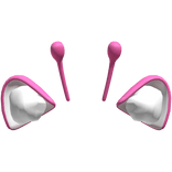 cute moe alien kawaii anime kitty pink