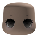 cute moe big eyes face