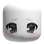 ♡ : cute moe black eyes chibi face mask