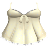  ♡ cute moe gothic bow dress (light yellow)