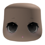 cute moe happy big eyes face