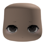 cute moe kawaii anime tired sad face