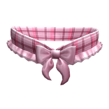 cute mori kei plaid ruffled collar