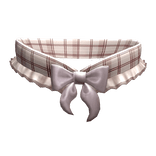 cute mori kei plaid ruffled collar