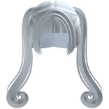 ꒰ cute neko maid blue pigtails ♡꒱