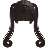 ꒰ cute neko maid brown pigtails ♡꒱