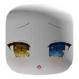 cute neko scared coconut anime face