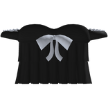 Cute off the shoulder ruffled dress black & blue