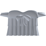 Cute off the shoulder ruffled dress in baby blue