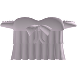 Cute off the shoulder ruffled dress in baby pink