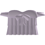 Cute off the shoulder ruffled dress in purple