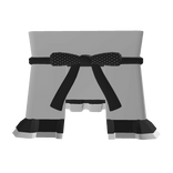 cute parted ruffled mini dress in white