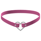 Cute Pastel Pink & White Heart Choker
