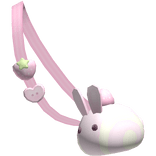 Cute Pastel Pink Strawberry Bunny Cake Roll Bag
