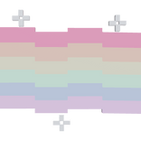 ♡ cute pastel sparkle rainbow nyan cat trail 
