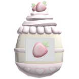 cute pastel strawberry cake gaming backpack