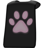 cute paw black superhero cape