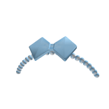 Cute Pearl Headband With Blue Bow