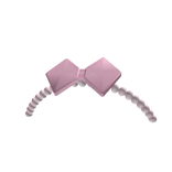 Cute Pearl Headband With Pink Bow