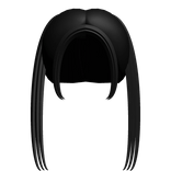 cute pigtails in black