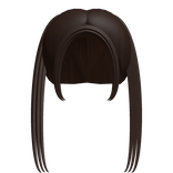 cute pigtails in brown