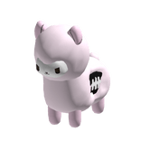 cute pink alphaca pet