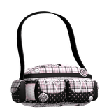 cute pink and black chubby bag 3.0