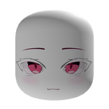 cute pink & black face